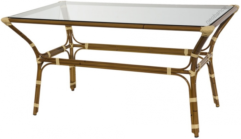 NEO-DR114 Rectangle Bamboo-looking Table