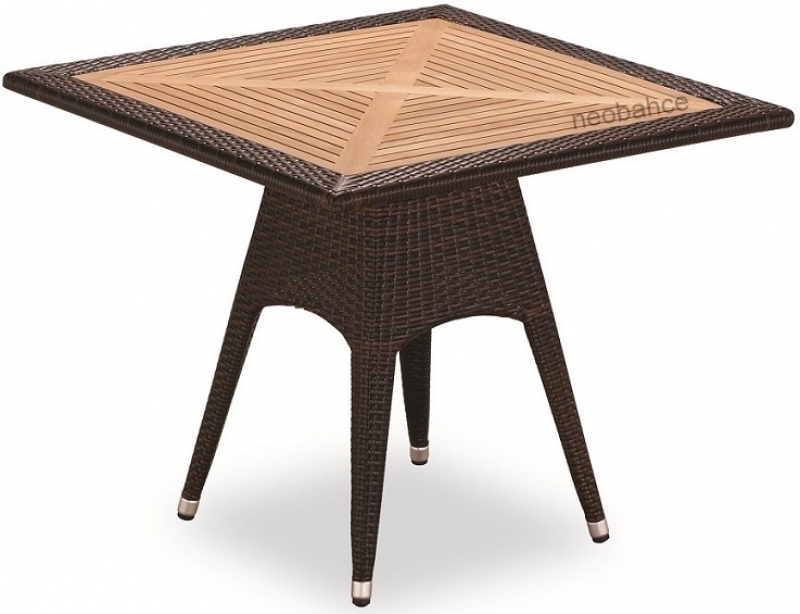 NEO-DR118 Square Rattan Table