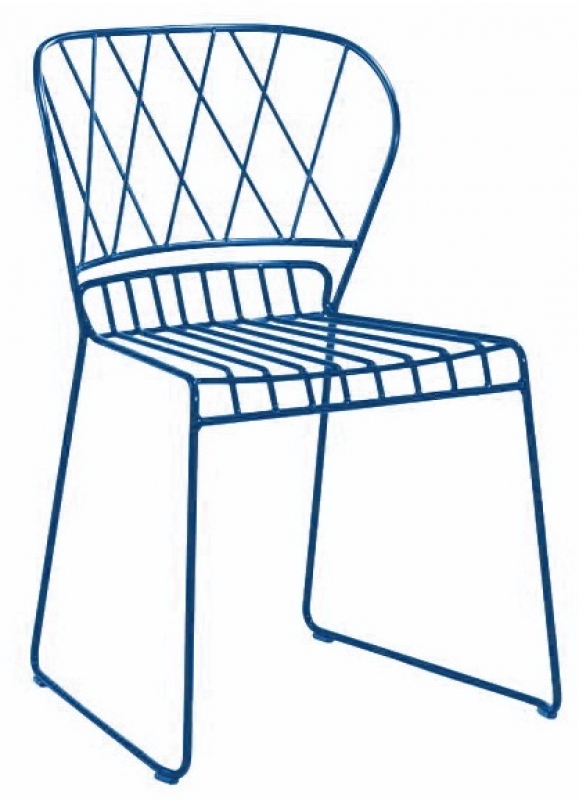 Lilas Kolsuz Metal Sandalye