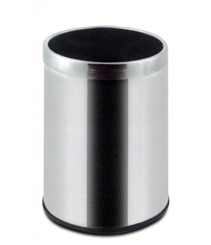 NEO-110PC Stainless, Hooped Trash Can