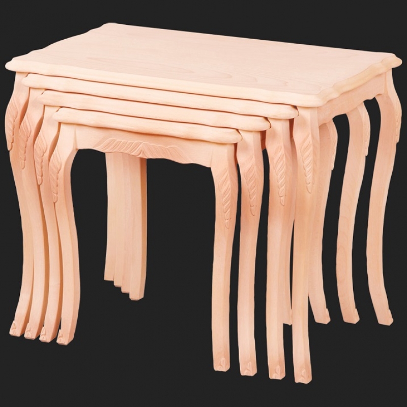 NEO-2129 Carved Nesting Table 
