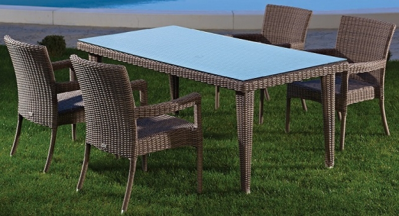 NEO-DR111 Rectangle Rattan Table