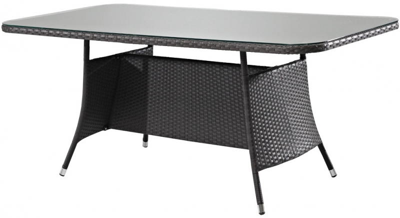 NEO-DR102 Rectangle Rattan Table Brown