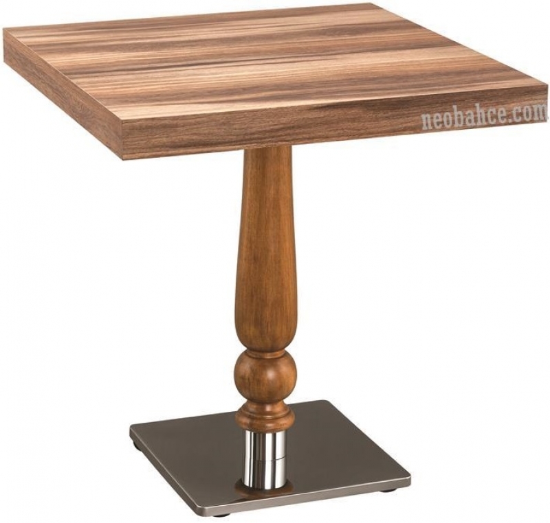 Porto 70x70cm Mdf-Lam Cafe Restaurant Masa