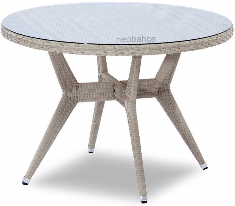 NEO-DR121 Yuvarlak Rattan Masa