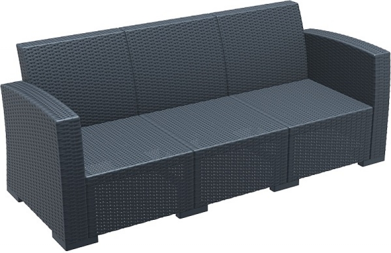 Siesta Monaco Üçlü Rattan Koltuk