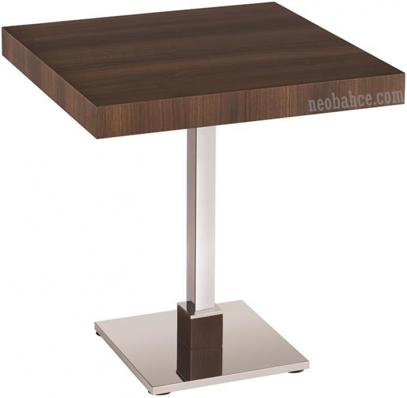 Eva 70x70cm Mdf-Lam Cafe Restaurant Masa