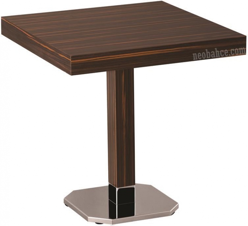 Life 70x70cm Mdf-Lam Cafe Restaurant Masa